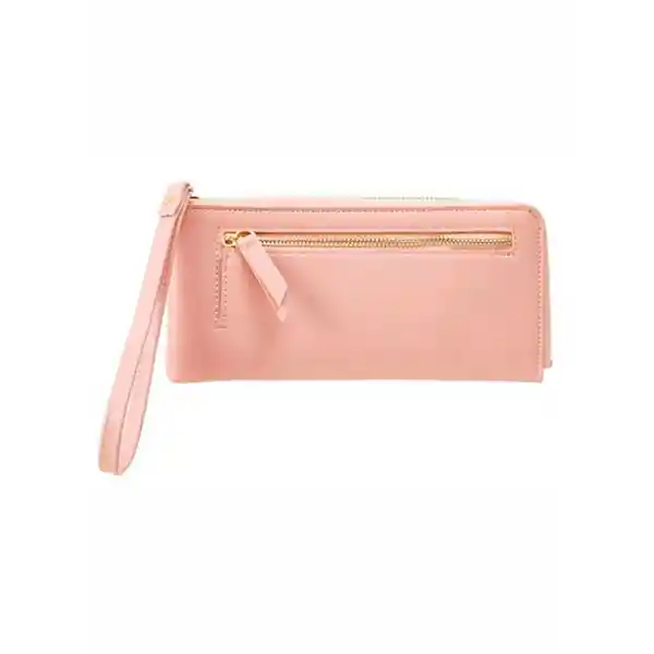 Billetera Mujer Rectangular Rosa Miniso