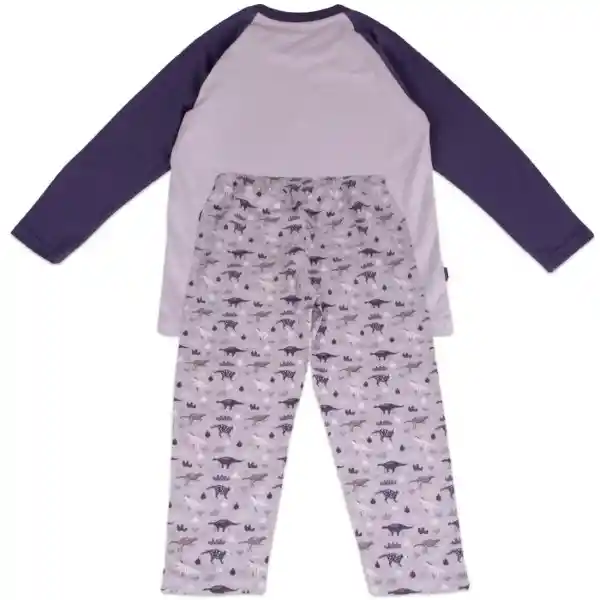 Set Pijama Niño Gris Talla 4 A Pillín