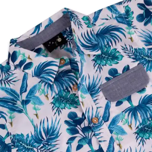 Camisa Niño Azul Talla 4 A Pvy837-23Azu Pillín