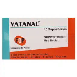 Vatanal Antihemorroidales Sup.10