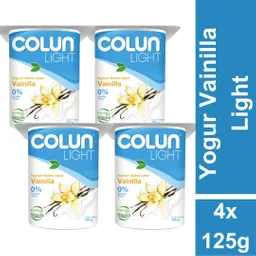 4 x Colun Yogur Light Vainilla