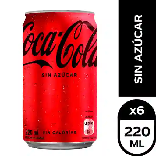 Coca Cola Sin Azúcar 220 Ml