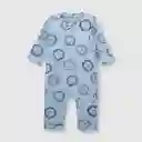 Entero Leon de Bebé Niño Light Denim Talla 6/9M Colloky