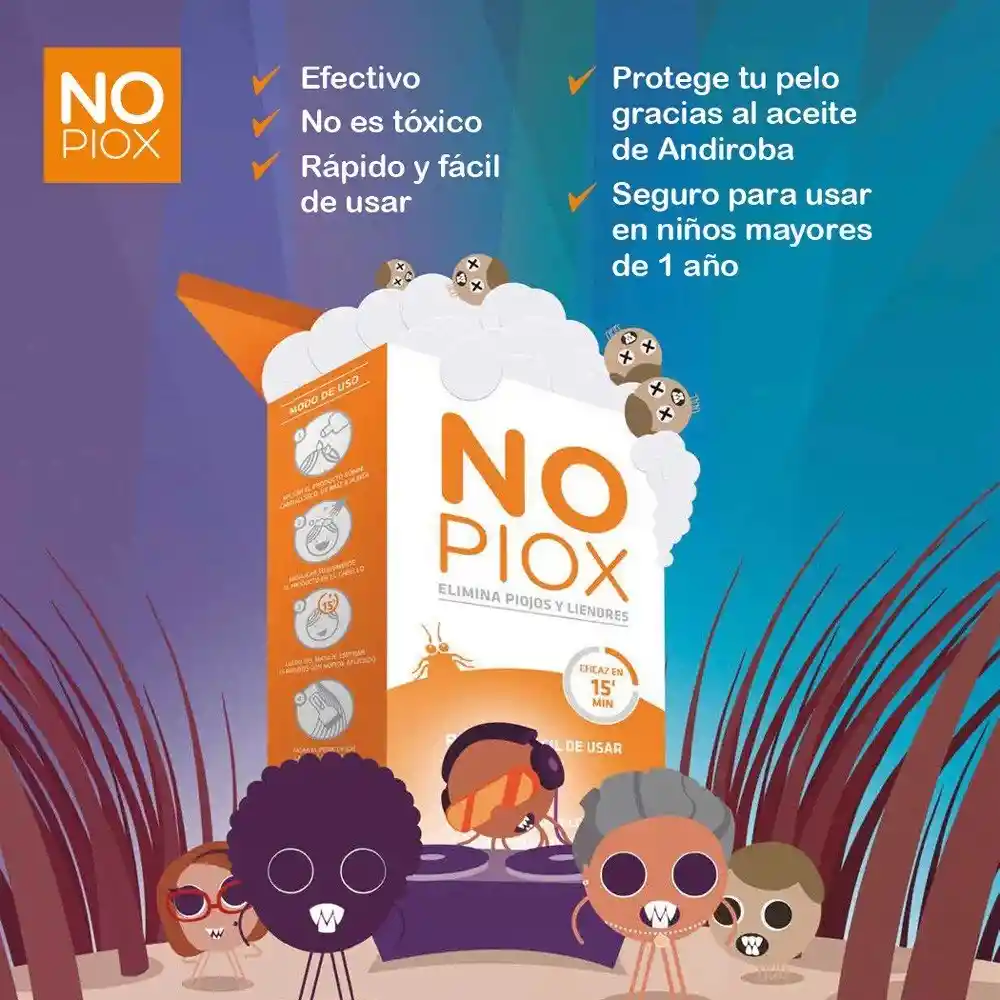 Nopiox Loción Anti-Piojos con Peine