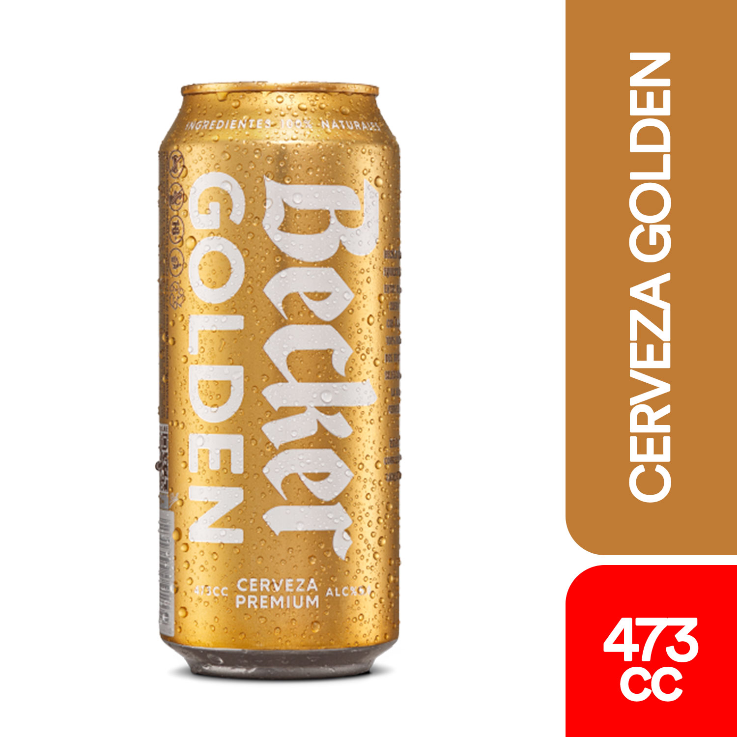 Cerveza Golden Becker Lata.