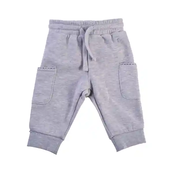 Pantalón Sudadera Bebé Niña Gris Talla 18 M Pillin