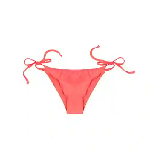 Bikini Calzón Estilo Tanga Con Amarras Color Naranja T. L Samia