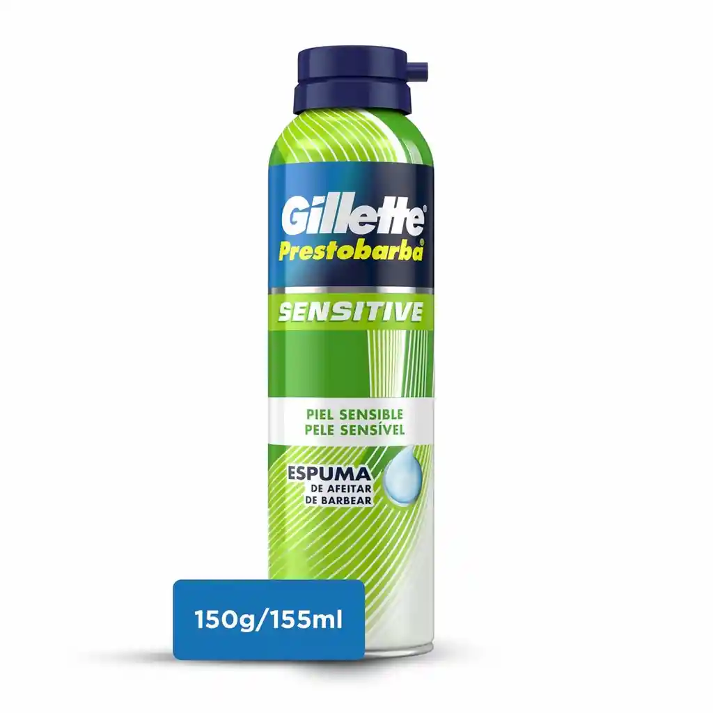  Gillette Espuma de Afeitar Sensitive 