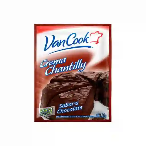 Van Cook Crema Chantilly Sabor Chocolate