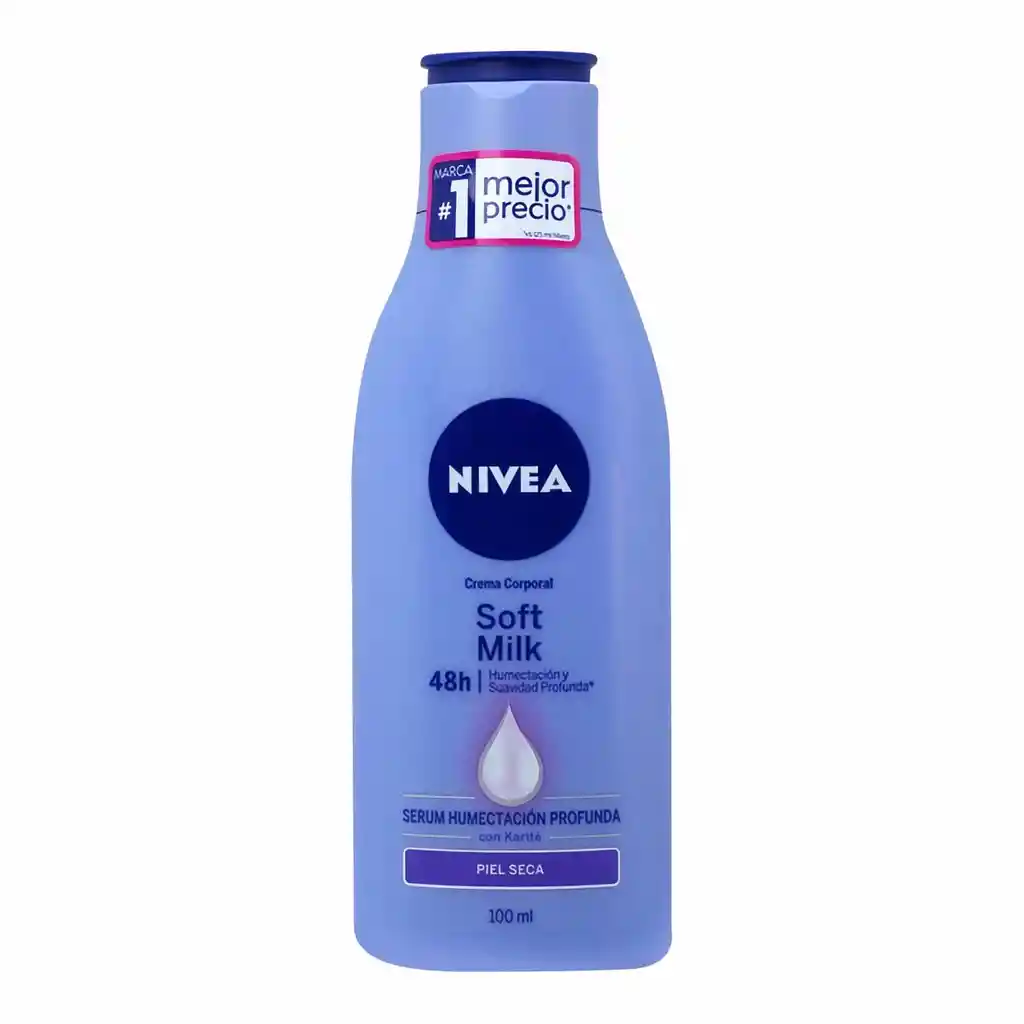 Nivea Crema Corporal Soft Milk para Piel Seca