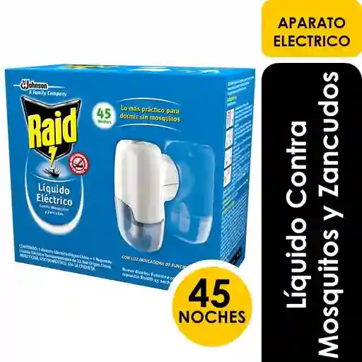 Raid Líquido Eléctrico Repuesto + Aparato Gratis 6/CL