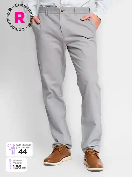 Kenneth Stevens Pantalón ff Gris Claro 46 SS25