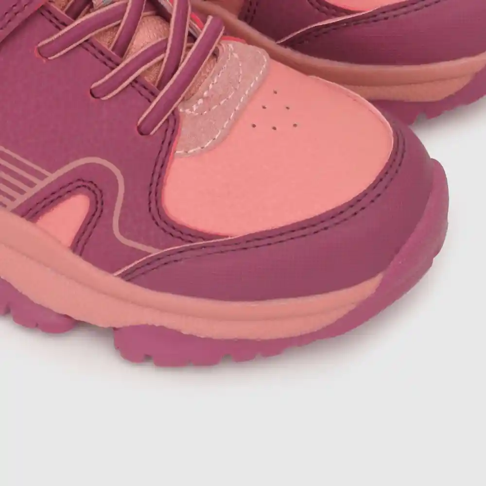 Zapatillas Outdoor Para Niña Fucsia Talla 31
