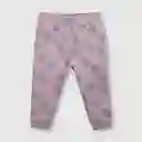 Pantalón de Bebé Niña Flores Violeta Talla 9/12M Colloky