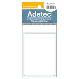Adetec Etiqueta 36 x 102