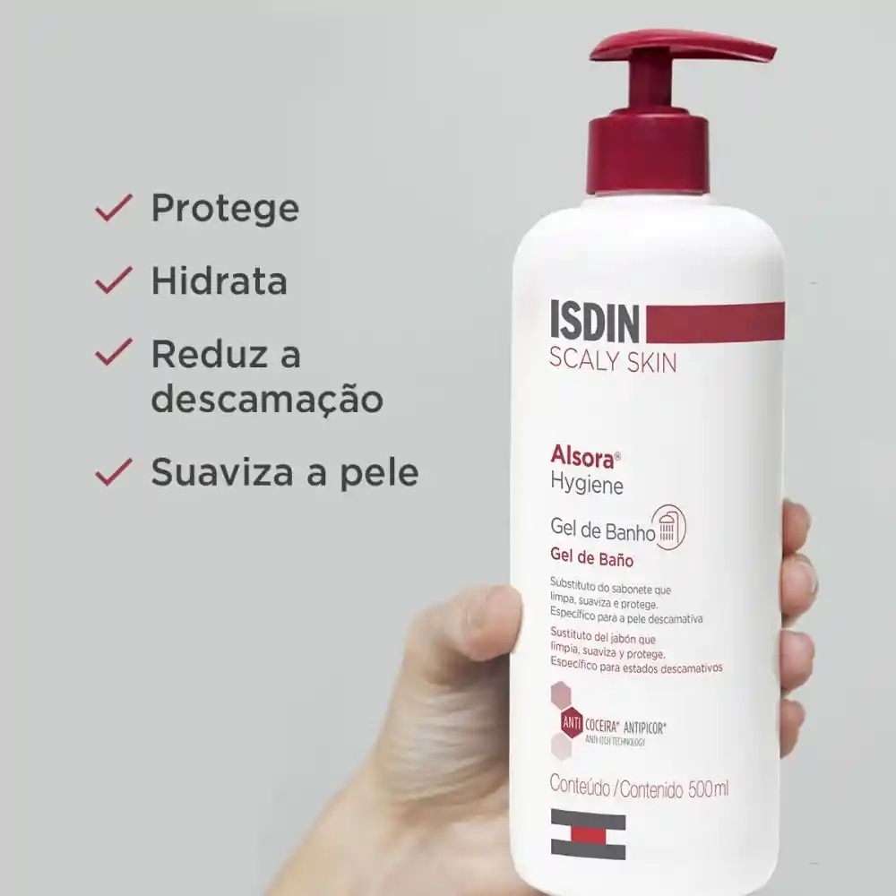 Isdin Jabones Corporales Dermo Alsora Gel Baño 500