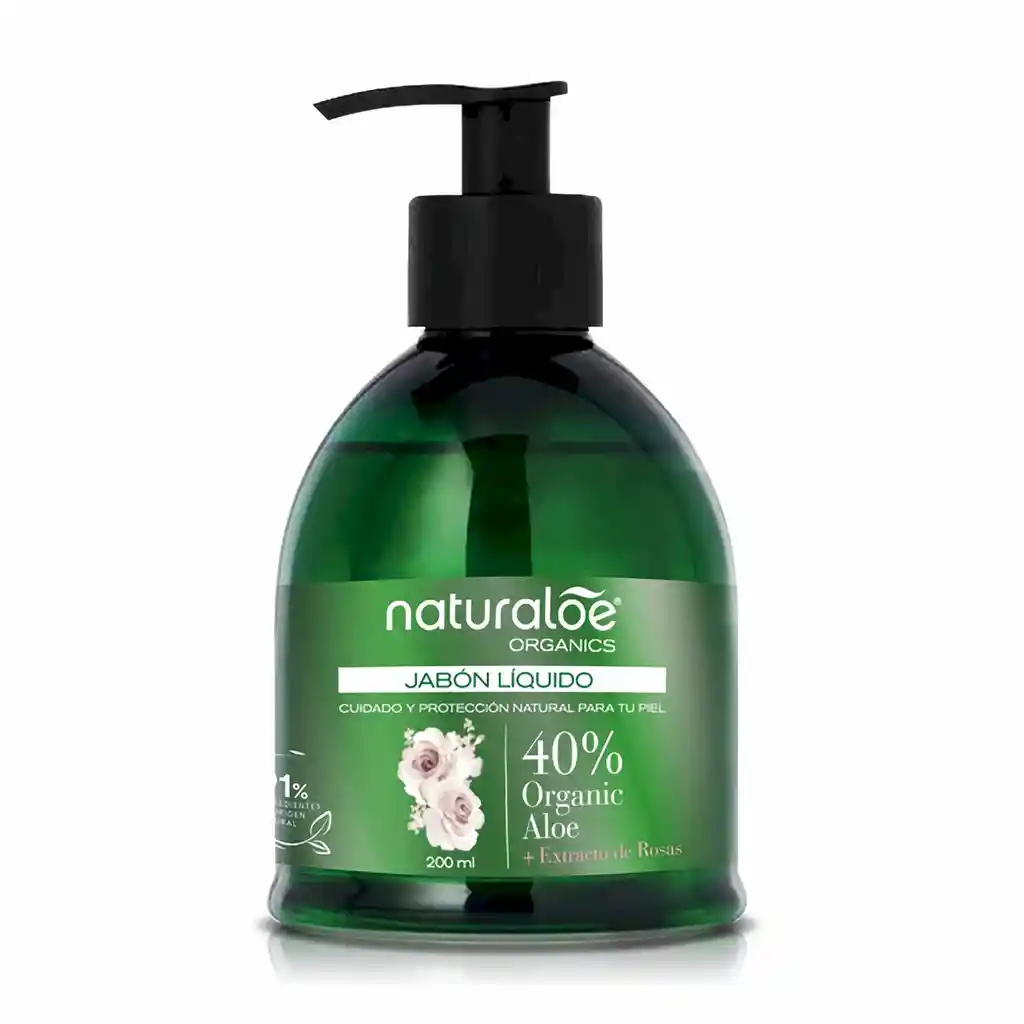Naturaloe Jabón Líquido Rosas