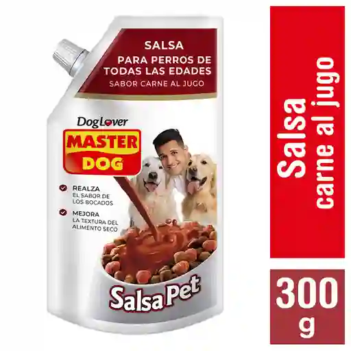 Masterdog Salsa Pet para Perro Sabor Carne al Jugo