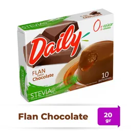 Daily Flan Sabor Chocolate con Stevia