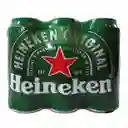 Heineken Cerveza Rubia x6 Unidades
