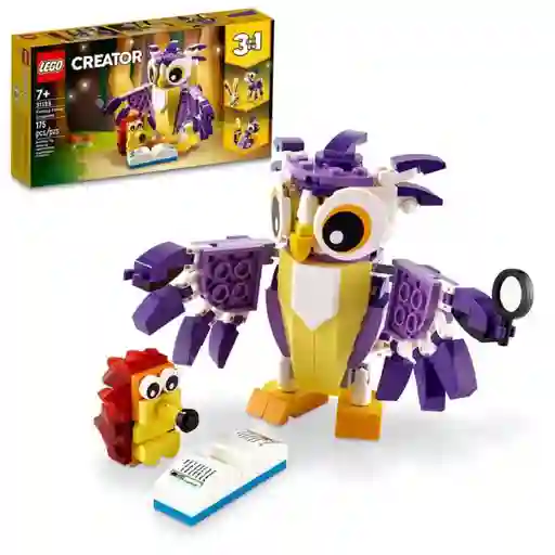 Lego Set Construcción Criaturas Fantásticas Del Bosque - 31125