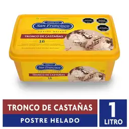 San Francisco Postre Helado Tronco de Castaña