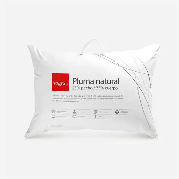 Almohada Pluma Natural 25% Pecho Americana Rosen