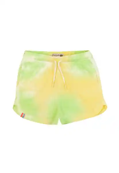 Short Tie Dye Holiday Girls Verde Talla 12 - 354