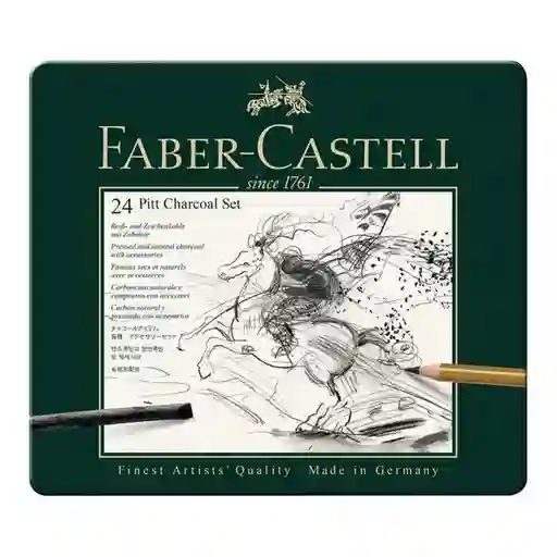 Faber-Castell Estuche Juego Pitt Charcoal