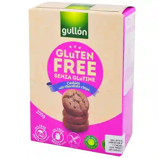 Gullon Galletas con Chips de Chocolate sin Gluten 