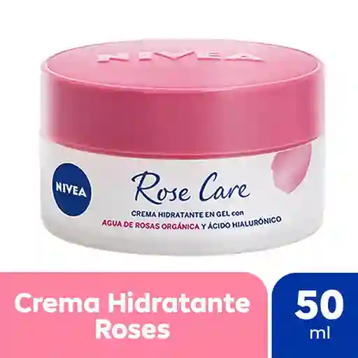 Nivea Crema Hidratante en Gel Rose Care con Ácido Hialurónico