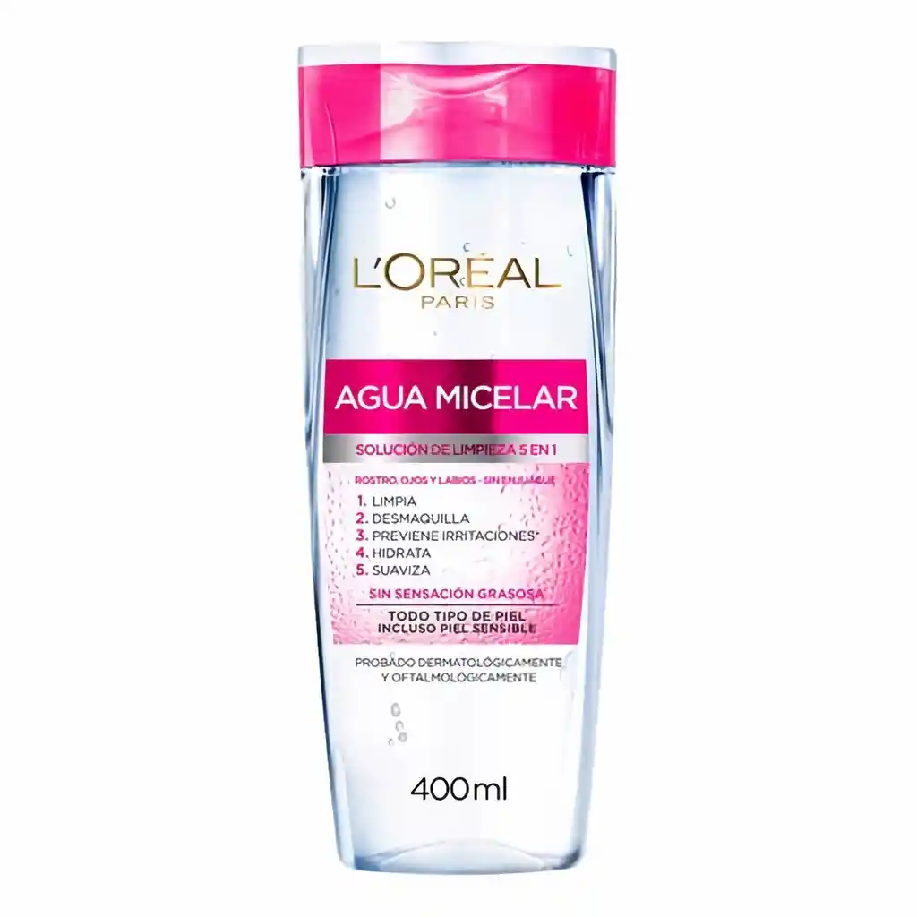 L'Óreal Agua Micelar Hidratante 5 en 1 Todo Tipo de Piel