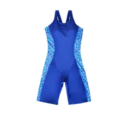 Traje de Baño Deportivo Pierna Larga Azul Talla L Samia