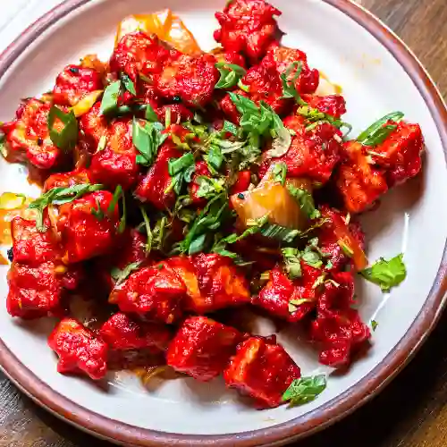 Paneer chilli dry