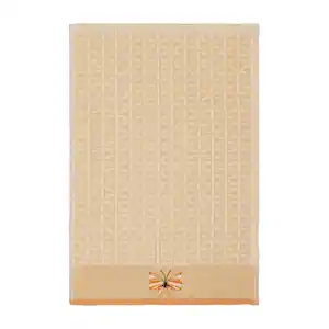 Toalla de Mano Algodón Bordado Amarillo 400 G
