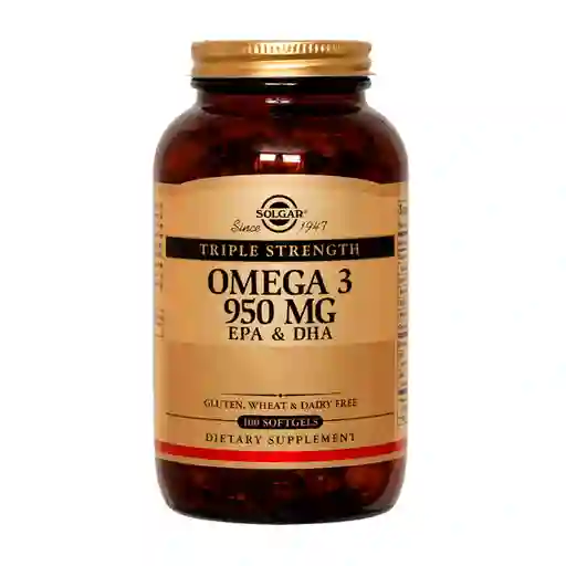 Solgar Suplemento Alimenticio Omega 3 Triple Strength