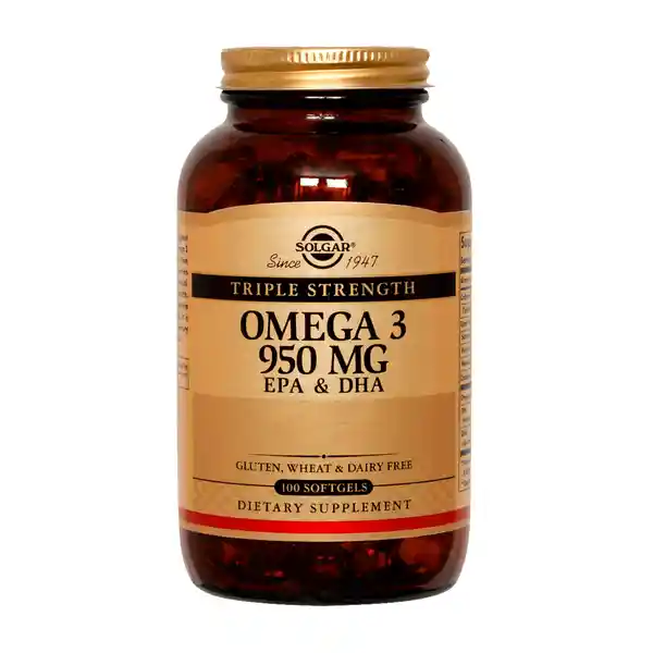 Solgar Suplemento Alimenticio Omega 3 Triple Strength