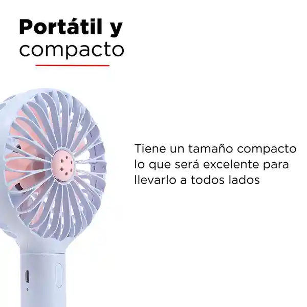 Ventilador Perfumado 1200mah Ms L2723 Azul Miniso