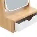 Espejo Con Cajonera de Bambú Casaideas