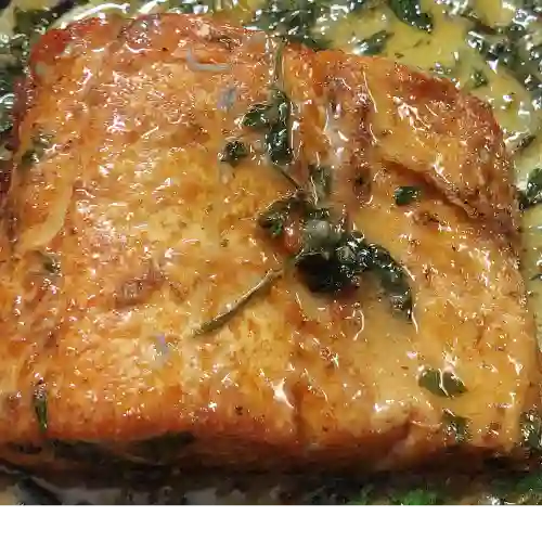 Salmón Ajillo / Mantequilla