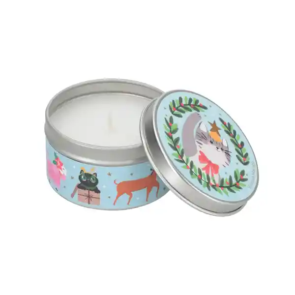 Vela de Navidad Vainilla Mango 6.5 x 4 cm Casaideas