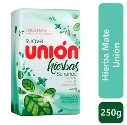 UniónYerba Mate Con Hierbas Serranas Sabor Suave