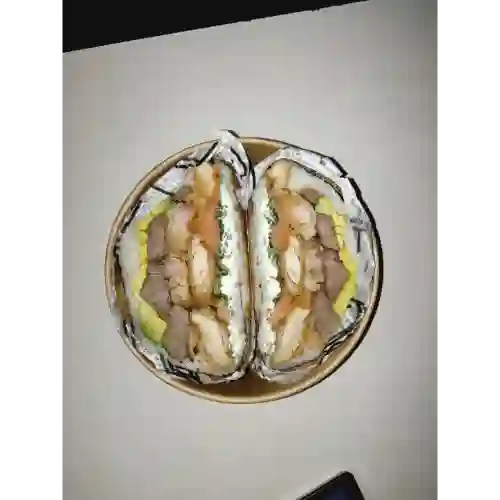 Burgesalmon, Camaron, Pollo Furai, Carne