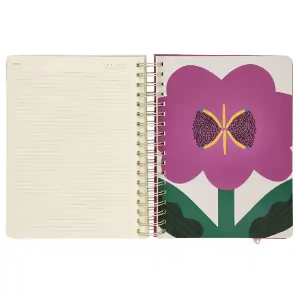 Cuaderno 1/2 Oficio Tapa Morado 18 x 3.5 x 24 cm Casaideas