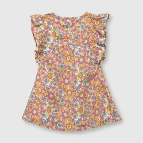 Vestido Flores de Bebé Niña Damasco Talla 36M Colloky