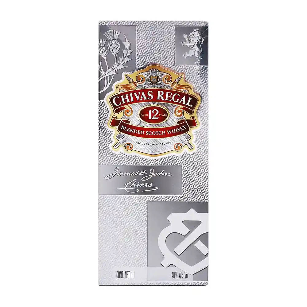 Chivas Regal Whisky 12 Años 40GL
