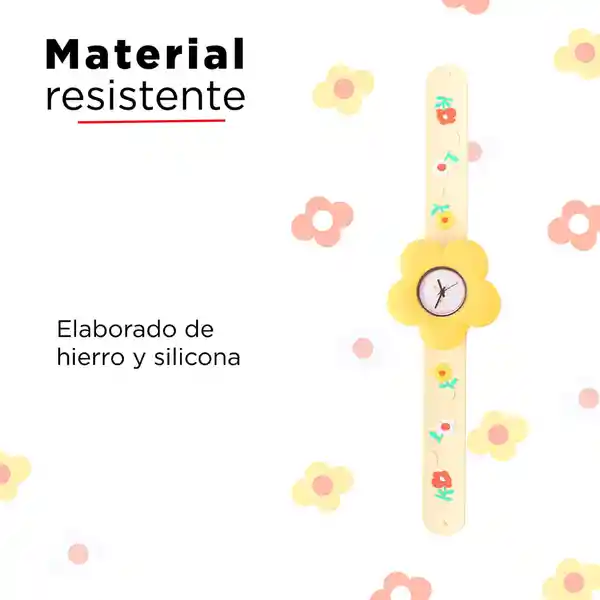 Reloj Para Niños Giratorio Sunrise Sunflowers Amarillo Miniso