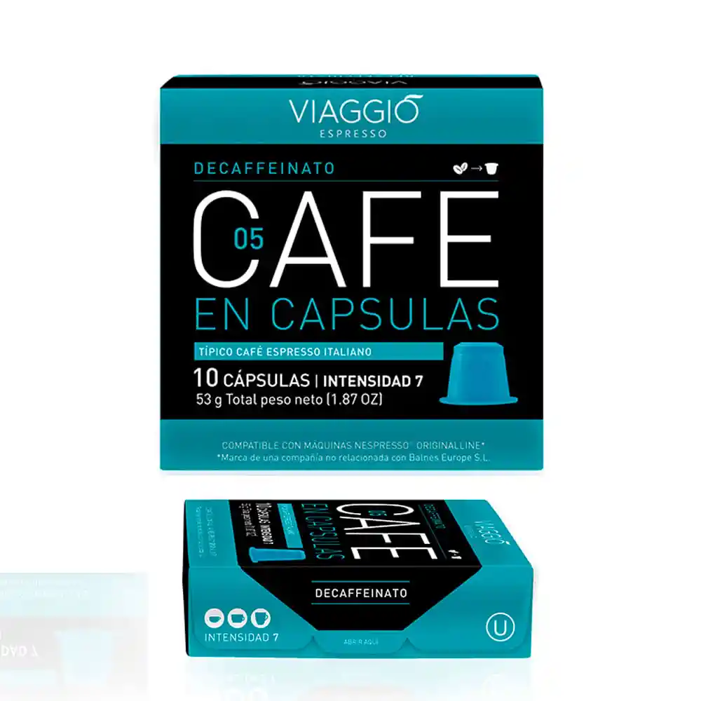 Viaggio Café Espresso Descafeinado En Cápsulas