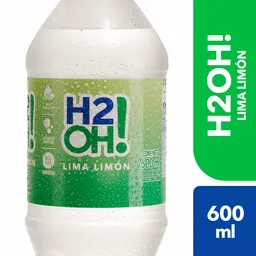 Bebida H2Oh Lima Limon Pet 600 cc