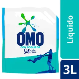 2 x Omo Detergente Líquido Soft con Toque de Aloe Vera